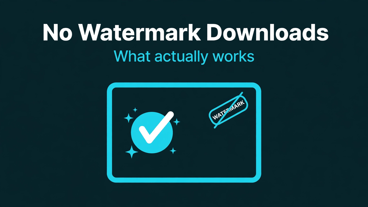 Downloading CapCut Videos Without the Watermark: What Actually Works
